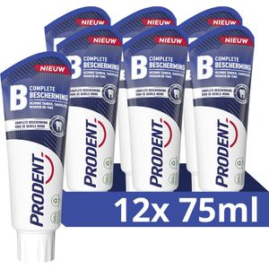 Prodent Tandpasta - Complete Bescherming - met Pro-Zinc Technologie - 12 x 75 ml
