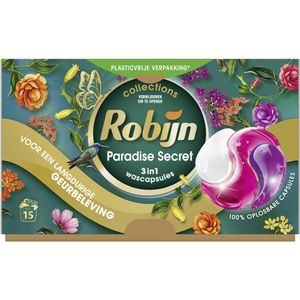 Robijn - Paradise Secret - 3-in-1 Wascapsules - 15 Stuks