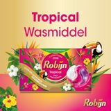 Robijn - Wascapsules 3-in-1 - Tropical - 15 Stuks - Biologisch Afbreekbaar