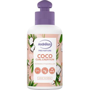 Andrelon - Leave-in Crème - 200 ml - Coco Curl Creation - Hydratatie - Anti-Pluis