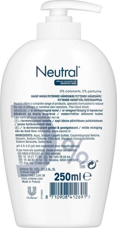 Neutral - Cremezee - Handzeep - 250 ml - Dermatologisch Getest