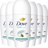 Dove - Deodorant Roll-On Fresh - 6 stuks - 50 ml