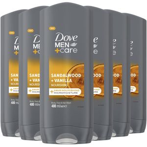 Dove Men+Care - Sandalwood + Vanilla - 3-in-1 Douchegel - 400ml