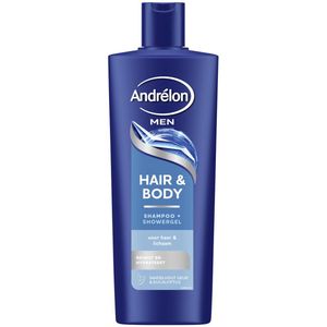 Andrélon - Hair & Body Shampoo - 400 ml - Voor Mannen