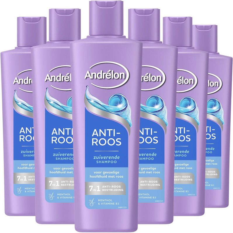 Andrélon - Anti-Roos - Shampoo - 6 x 250 ml