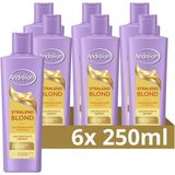 Andrélon - Stralend Blond - Shampoo - 6 x 250 ml