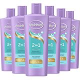 Andrélon - 2-in-1 - Shampoo en Conditioner - 6 x 400 ml - Verrijkt met Vitamine B5