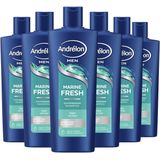Andrélon Men - Marine Fresh - Shampoo - 6 x 400 ml