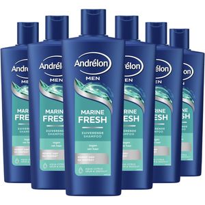 Andrélon Men - Marine Fresh - Shampoo - 6 x 400 ml