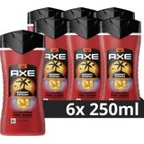 Axe - Sunset Fresh - 3-in-1 Douchegel - 6 x 250 ml