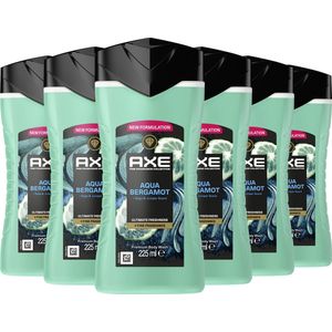 Axe - Fine Fragrance Collection Aqua Bergamot - Douchegel - 6 x 225 ml