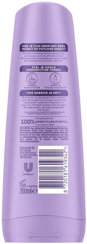 Andrélon - Kokos Volume Boost - Conditioner - 200 ml