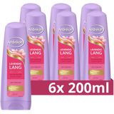 Andrélon - Levendig Lang - Conditioner - 6 x 200 ml - Verrijkt met Biotine