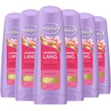 Andrélon - Levendig Lang - Conditioner - 6 x 200 ml - Verrijkt met Biotine