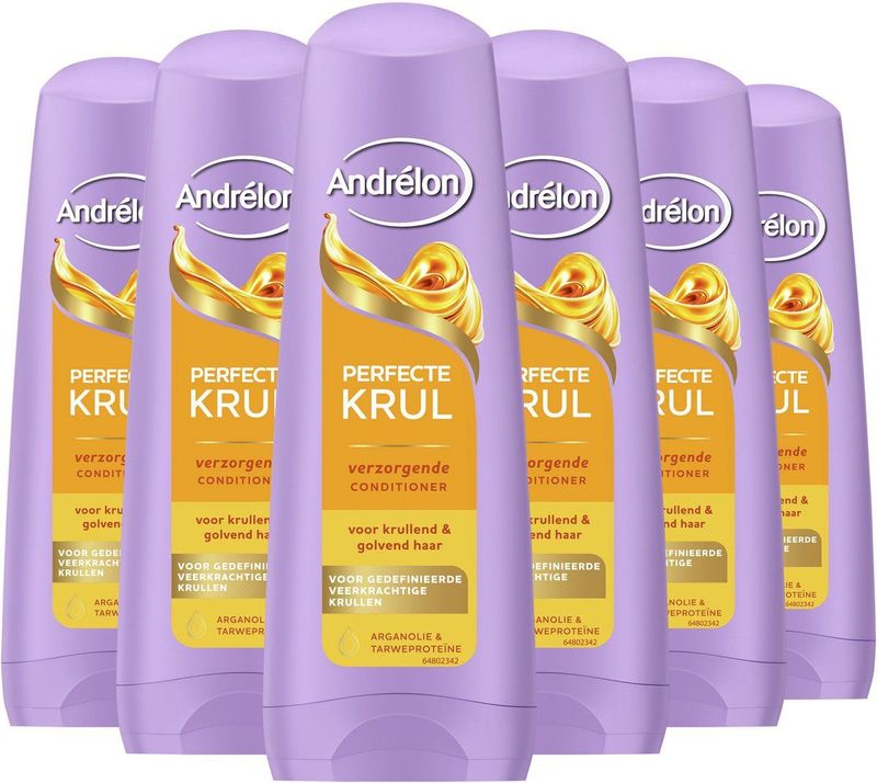 Andrélon - Perfecte Krul - Conditioner - 6 x 200 ml