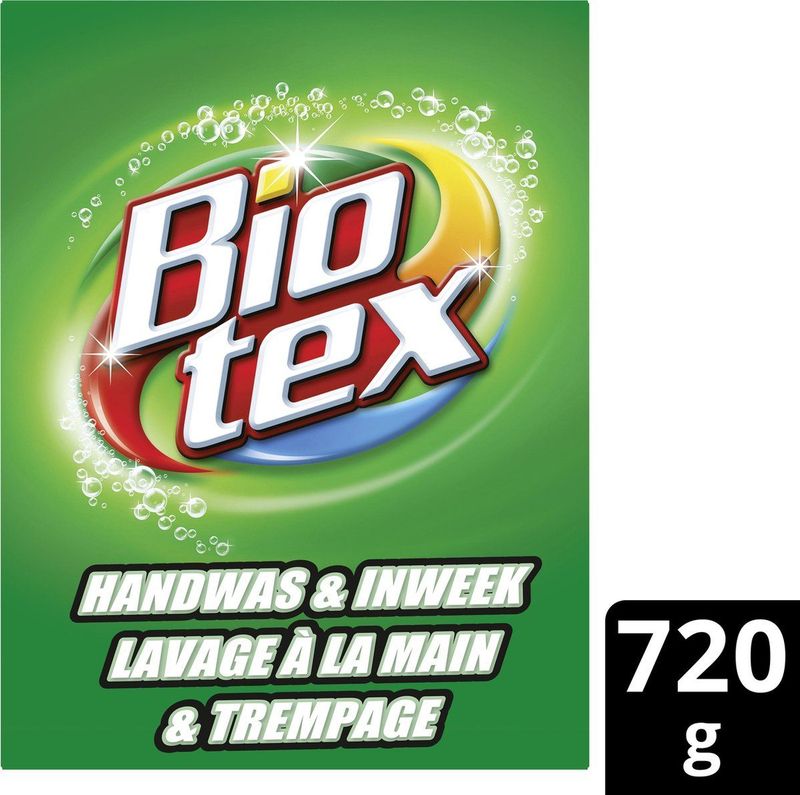 Biotex - Wasmiddel Poeder - Handwas & Inweek - 720gr - Zonder Bleekmiddel