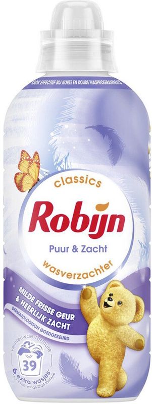 Robijn - Classics - Wasverzachter - Puur & Zacht - 780 ml - 8 stuks - 312 Wasbeurten