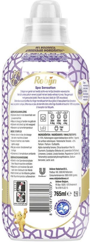 Robijn - Collections Spa Sensation - Wasverzachter - 765 ml - 38 Wasbeurten