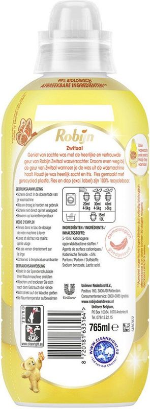 Robijn - Collections Zwitsal - Wasverzachter - 765ml