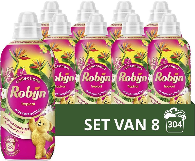 Robijn - Collections - Wasverzachter - Tropisch Fruit - 100 Dagen Fris