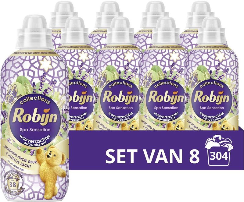 Robijn - Spa Sensation - Wasverzachter - Eucalyptus en Lavendel - 100 Dagen Fris