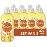 Robijn - Collections Zwitsal - Wasverzachter - 1,1 liter - 8 stuks - 440 Wasbeurten