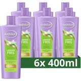 Andrélon - Langer Fris - Shampoo - 6 x 400 ml