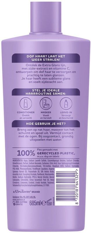 Andrélon - Extra Glans - Shampoo - 6x 685 ml