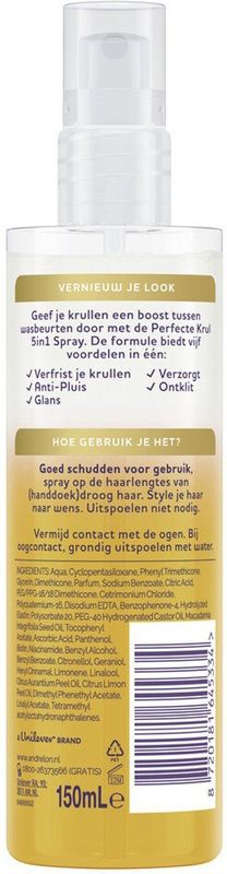 Andrélon - Perfecte Krul - 5-in-1 Bounce Back Spray - 150 ml