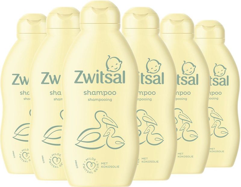 Zwitsal - Baby Shampoo - 6 x 200 ml - Prikt Niet In De Oogjes