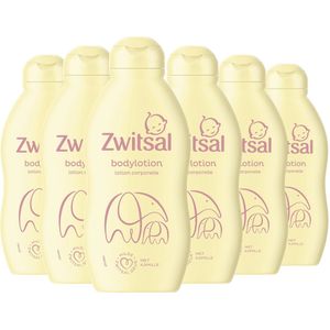 Zwitsal - Baby Bodylotion - 6 x 200 ml - Met Kamille - Trekt Snel In