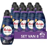 Robijn - Klein & Krachtig - Vloeibaar Wasmiddel - Zwart - 1 L