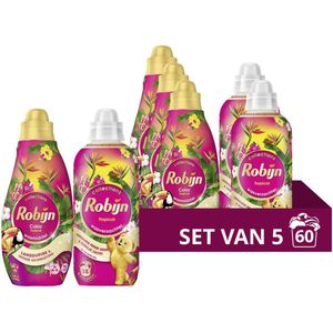 Robijn - Perfect Match - Wasmiddel en Wasverzachter - Tropisch - 100% Gerecycled