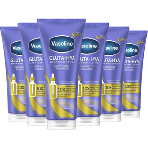 Vaseline - Gluta-Hya Serum Burst Lotion - Overnight Radiance - 6 x 200 ml