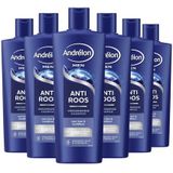 Andrélon Men - Anti-Roos Shampoo - 6 x 400 ml - Verrijkt met Geur van Bergamot en Vitamine B3