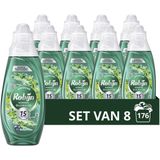 Robijn - Advanced Quickwash - Vloeibaar Wasmiddel - Spring Blossom - 8 x 22 Wasbeurten - Voordeelverpakking