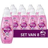 Robijn - Advanced Quickwash - Vloeibaar Wasmiddel - Sunset Bloom - 8 x 22 Wasbeurten - Voordeelverpakking