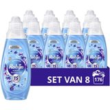 Robijn - Advanced Quickwash - Vloeibaar Wasmiddel - Morning Dew - 8 x 22 Wasbeurten - Voordeelverpakking