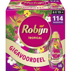Robijn - Color Tropical - Vloeibaar Wasmiddel - 1000ml - Biologisch Afbreekbaar