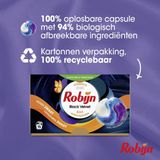 Robijn - Black Velvet - 3-in-1 Wascapsules - Zwart - 20 Stuks