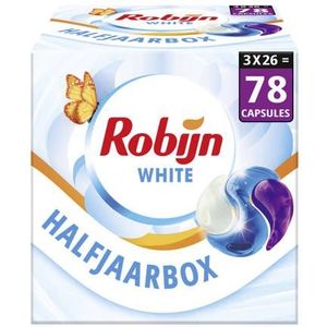 Robijn - Classics - Wascapsules - Stralend Wit - 3-in-1 - 20 Stuks