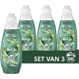 Robijn - Advanced Quickwash - Vloeibaar Wasmiddel - Spring Blossom - 3 x 22 Wasbeurten - Voordeelverpakking