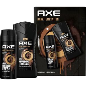 Axe Geschenkset Dark Temptation Deodorant (150ml) en Douchegel (250ml)