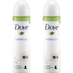 Dove - Invisible Dry - Deodorant Spray - 2 x 75 ml
