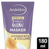 Andrelon 1 Minuut Wow Masker Hydratatie & Volume 180 ml