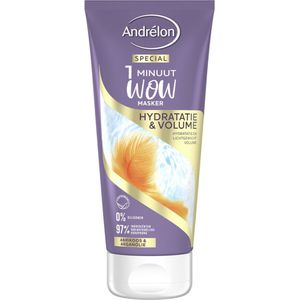 Andrelon 1 Minuut Wow Masker Hydratatie & Volume 180 ml