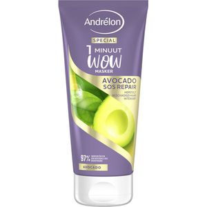 Andrelon 1 Minuut Wow Masker Avocado SOS Repair 180 ml
