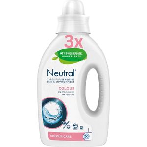 Neutral Vloeibaar Wasmiddel - Kleur - zorgt voor de gevoelige huid - 3 x 20 wasbeurten
