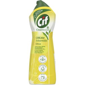 2+1 gratis: Cif Schuurmiddel Cream Citroen 750 ml