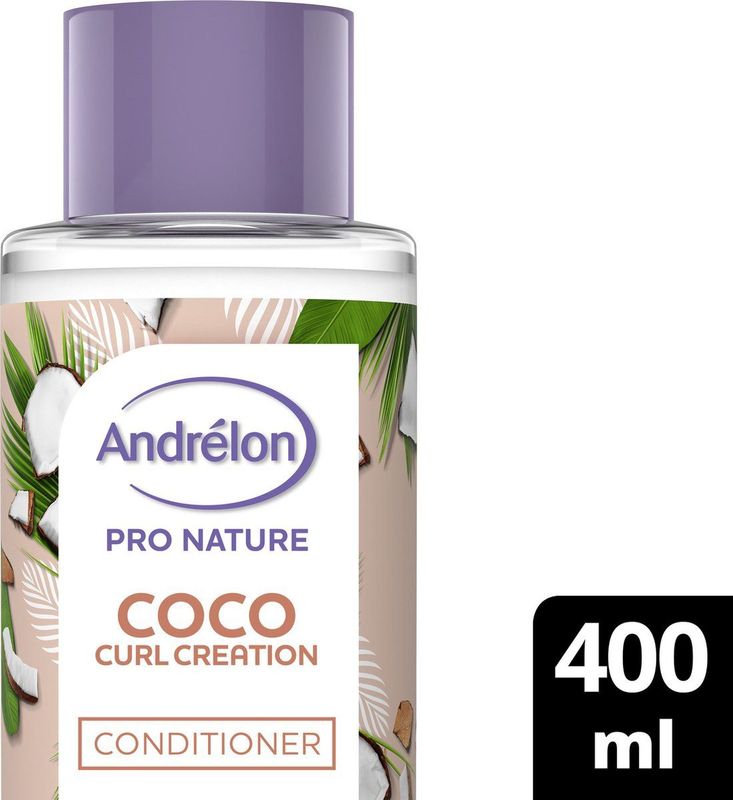 Andrélon - Pro Nature Coco Curl Creation - Haarconditioner - 400 ml
